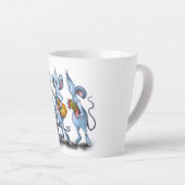 Mouse Music Band Funny Mug Milchtasse (Rechte Ecke)
