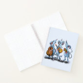 Mouse Music Band Funny Notebook Notizblock (Innenseite)