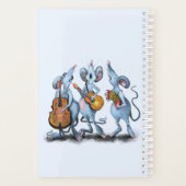 Mouse Music Band Funny Planner Planer (Rückseite)