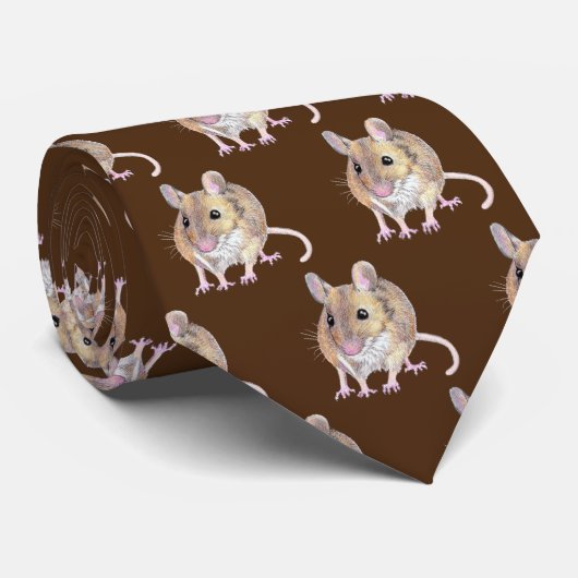 Mouse Neck Tie Krawatte (Gerollt)