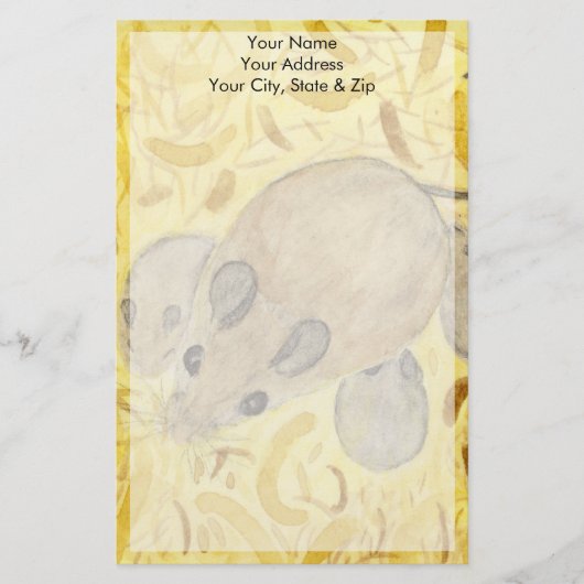 Mouse Nest Briefpapier (Vorderseite)
