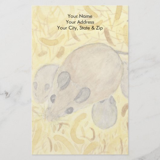 Mouse Nest Briefpapier (Vorderseite)