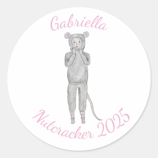 Mouse Nutcracker Sticker (Vorderseite)
