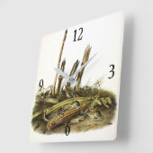 Mouse oder Maus mit geringer Ernte Quadratische Wanduhr (Winkel)