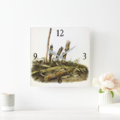 Mouse oder Maus mit geringer Ernte Quadratische Wanduhr (Zuhause)