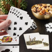 Mouse oder Maus mit geringer Ernte Spielkarten (In Situ)