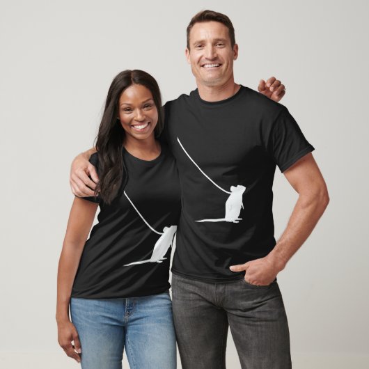Mouse on a Leash Mice Animal Wildlife Cute  Pet 1 T-Shirt (Unisex)
