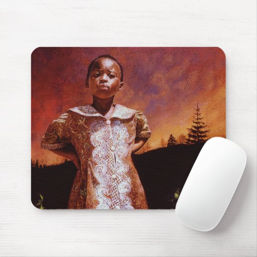 Mouse Pad 2 mit Rachel Dolezal Art Mousepad (Mit Mouse)