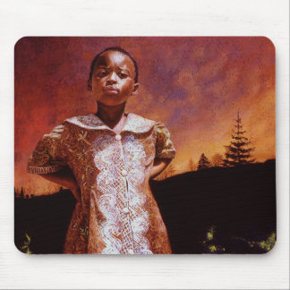 Mouse Pad 2 mit Rachel Dolezal Art Mousepad