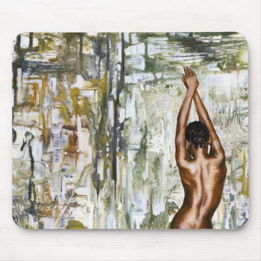 Mouse Pad 4 mit Rachel Dolezal Art Mousepad (Vorne)