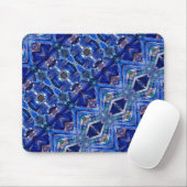 Mouse Pad Blue Chalcanthite Mousepad (Mit Mouse)
