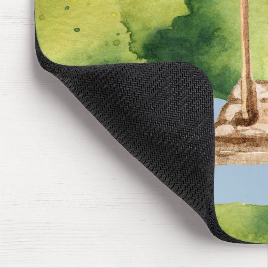 Mouse Pad Bunny Sitting Mousepad (Ecke)