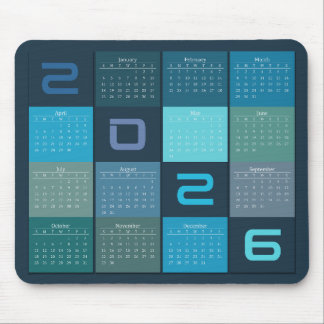 Mouse Pad Calendar 2024 Mousepad