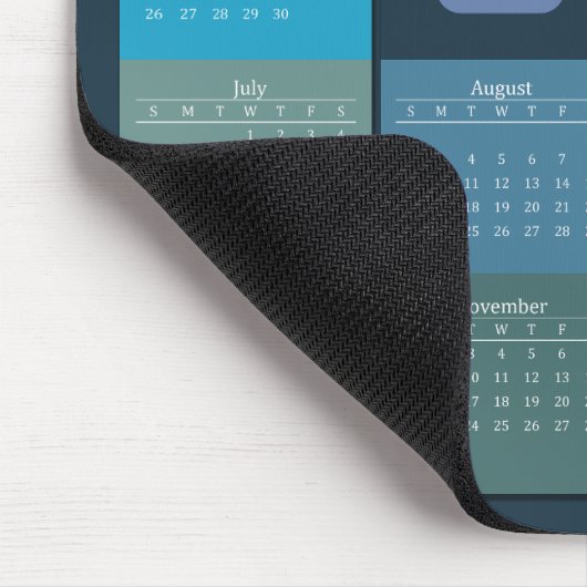 Mouse Pad Calendar  Mousepad (Ecke)