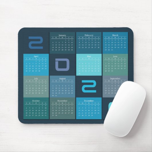 Mouse Pad Calendar Mousepad (Mit Mouse)
