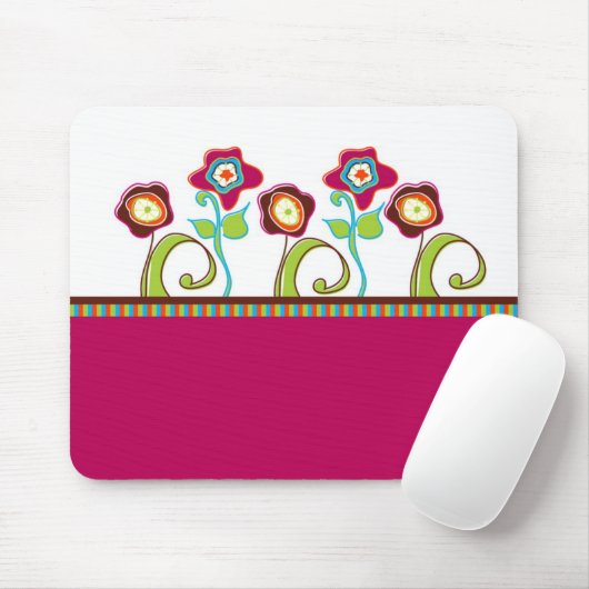 Mouse Pad der Funky-Blume Mousepad (Mit Mouse)