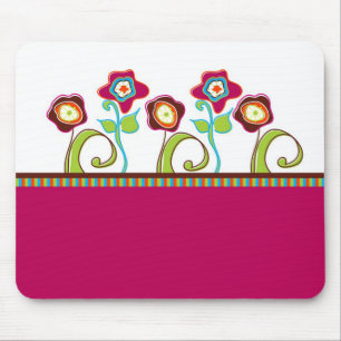 Mouse Pad der Funky-Blume Mousepad