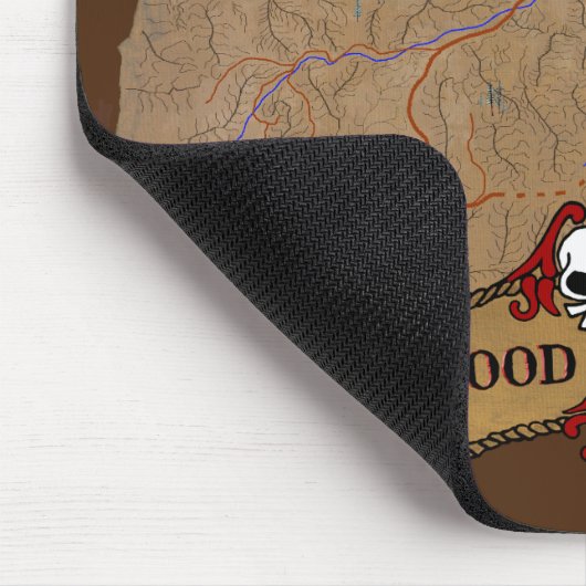 Mouse Pad der Serie Deadwood Undertakter Mousepad (Ecke)