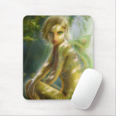 Mouse Pad "Elf in wood" Mousepad (Mit Mouse)