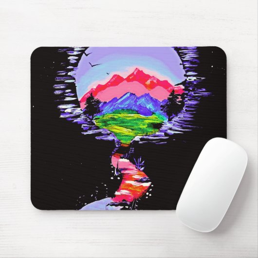 Mouse Pad "Fantasy Haven" Mousepad (Mit Mouse)