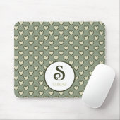 Mouse Pad für den Mouse-Pad für Monogramm Name Lig Mousepad (Mit Mouse)