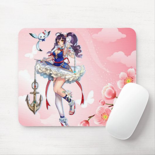 Mouse pad Girl Anime collection Mousepad (Mit Mouse)