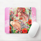 Mouse pad Girl Anime collection Mousepad (Mit Mouse)