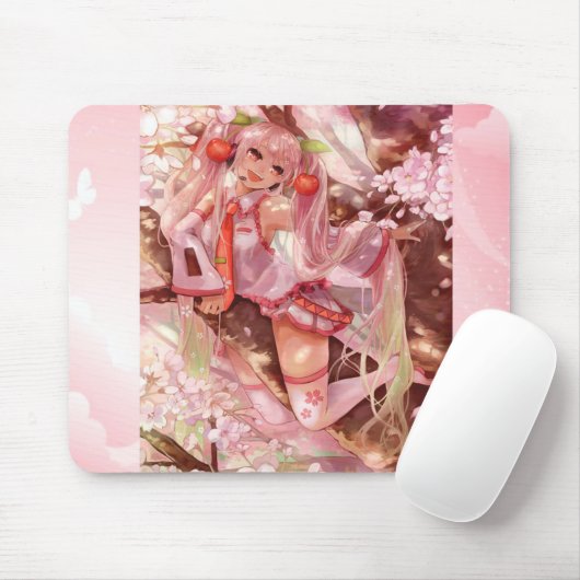 mouse pad Girl Anime collection Mousepad (Mit Mouse)