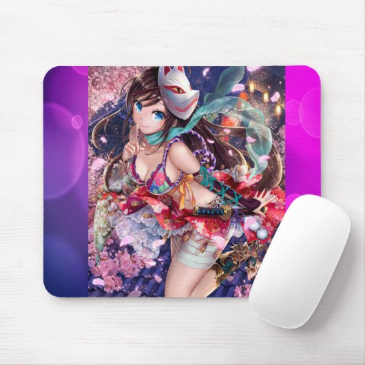 mouse pad Girl Anime collection Mousepad (Mit Mouse)