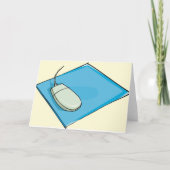 Mouse Pad Grußkarten Karte (Vorderseite)