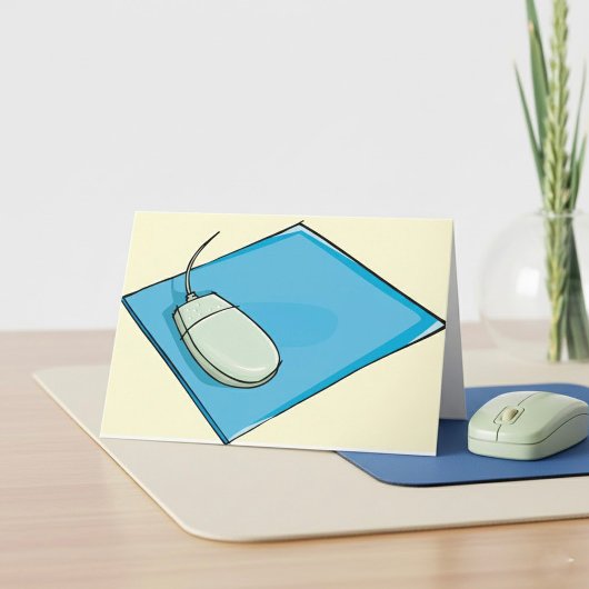 Mouse Pad Grußkarten Karte