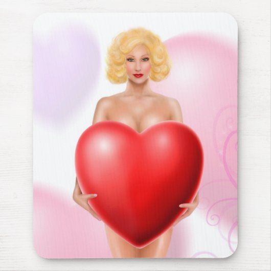 Mouse pad Herz Mousepad (Vorne)