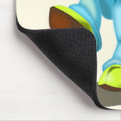 Mouse Pad - Ihre Farbe - Text Mousepad (Ecke)