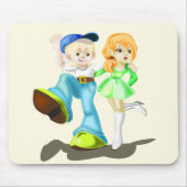 Mouse Pad - Ihre Farbe - Text Mousepad (Vorne)