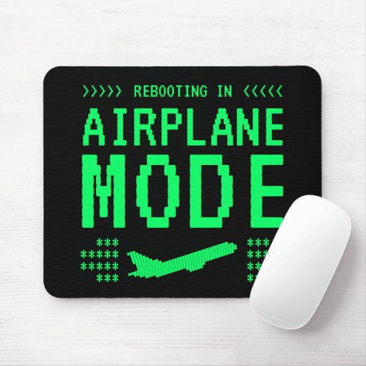 Mouse-Pad im Flugzeugmodus Mousepad (Mit Mouse)