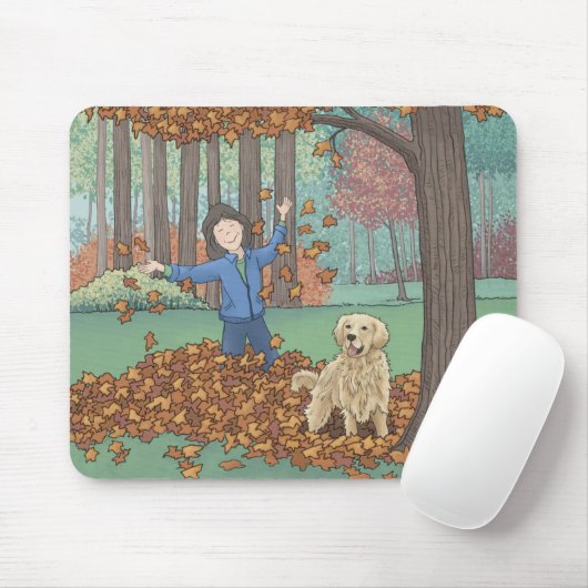 Mouse Pad im Herbst Mousepad (Mit Mouse)