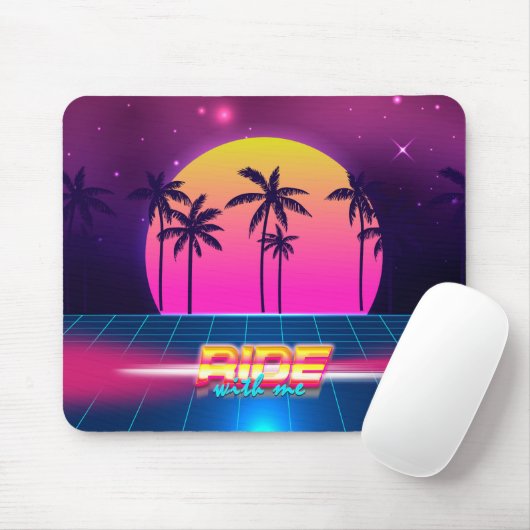 Mouse Pad im Retro-Stil der 90er Jahre Mousepad (Mit Mouse)