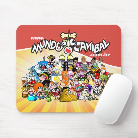 Mouse Pad Klasse Welt Kannibale Mousepad (Mit Mouse)