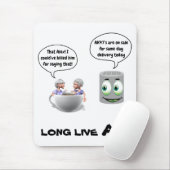 Mouse pad Long Live AI Mousepad (Mit Mouse)