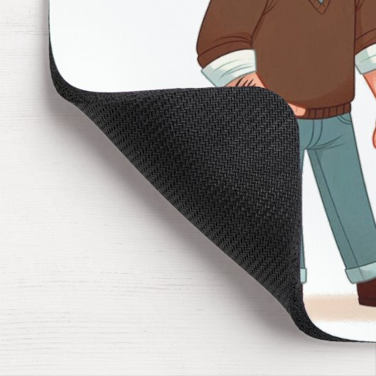 Mouse Pad mit Hingabe für Papa. Mousepad (Ecke)