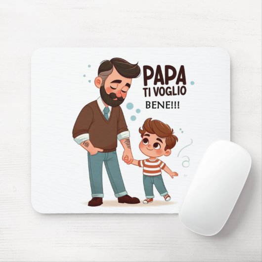 Mouse Pad mit Hingabe für Papa. Mousepad (Mit Mouse)