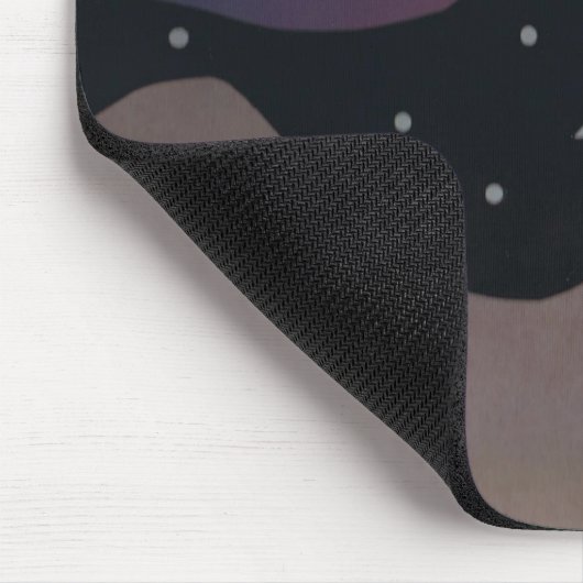 Mouse Pad mit Mountain and Night Sky Mousepad (Ecke)