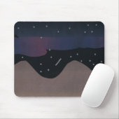 Mouse Pad mit Mountain and Night Sky Mousepad (Mit Mouse)