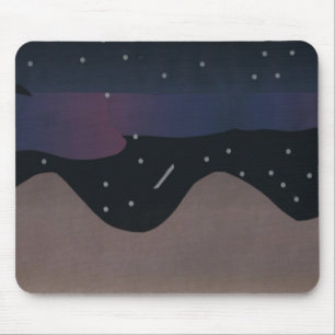 Mouse Pad mit Mountain and Night Sky Mousepad