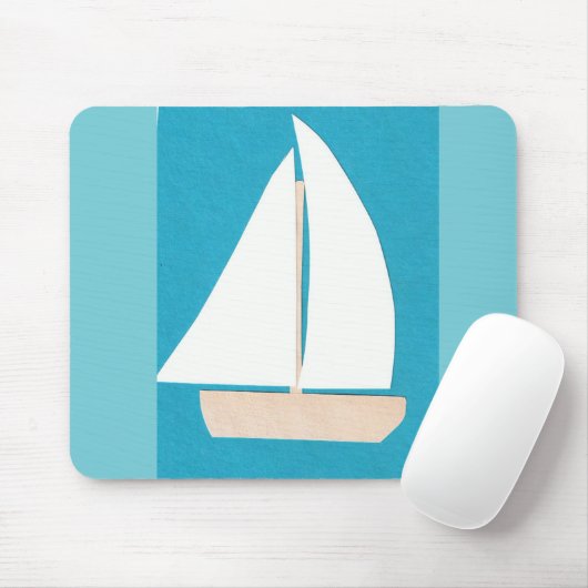 Mouse Pad mit Sailboat Design Mousepad (Mit Mouse)