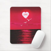 Mouse Pad mit Sea Sunset Liebe - Romantisch Mousepad (Mit Mouse)