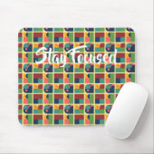 Mouse Pad - Modern Abstract Geometric Design Mousepad (Mit Mouse)