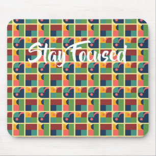 Mouse Pad - Modern Abstract Geometric Design Mousepad