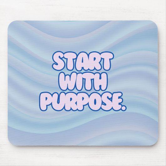 Mouse Pad – Modern Inspirational Desk Accessory Mousepad (Vorne)