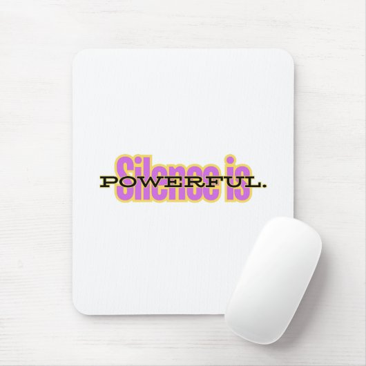 Mouse Pad – Modern Minimalist Inspirational Desk Mousepad (Mit Mouse)